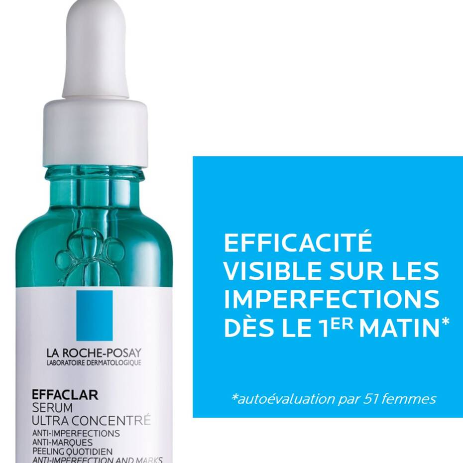 LA ROCHE-POSAY Effaclar Sérum Ultra Concentré 30ml - Peau Pure et Unifiée