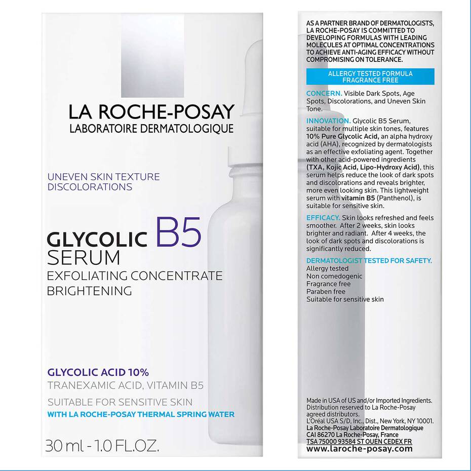 LA ROCHE POSAY - GLYCOLIC B5 10% PURE GLYCOLIC ACID SERUM