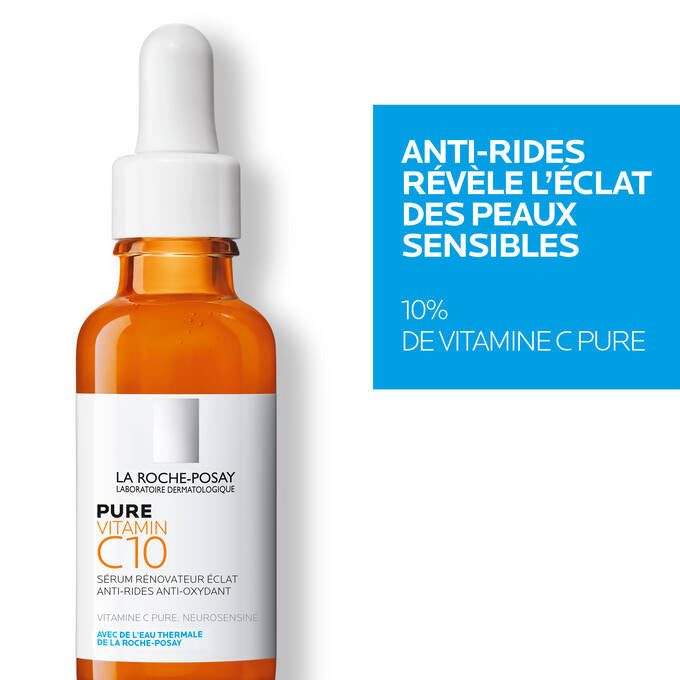 LA ROCHE-POSAY - PURE VITAMIN C10 SÉRUM À LA VITAMINE - 30ML