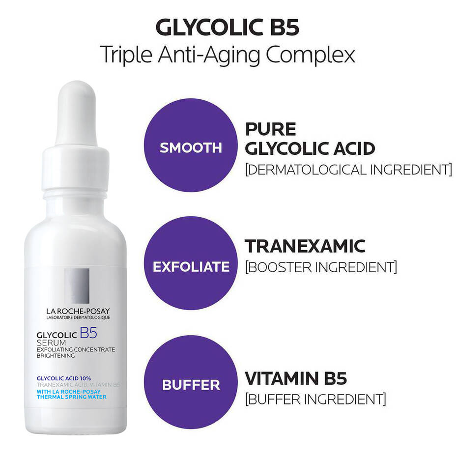 LA ROCHE POSAY - GLYCOLIC B5 10% PURE GLYCOLIC ACID SERUM